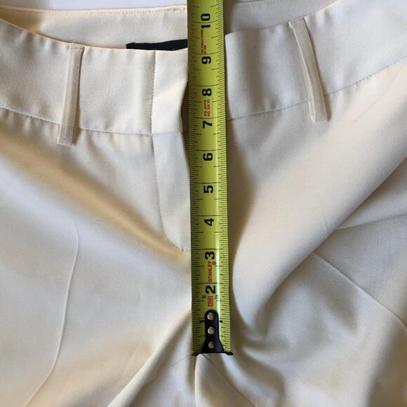 Harve Benard, Cream colored, Lined, Poly/Spandex Blend, Wide Leg Trouser, Sz: 6 - Picture 8 of 11